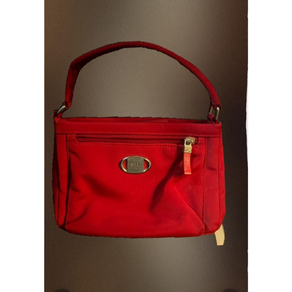 Women's red handbag